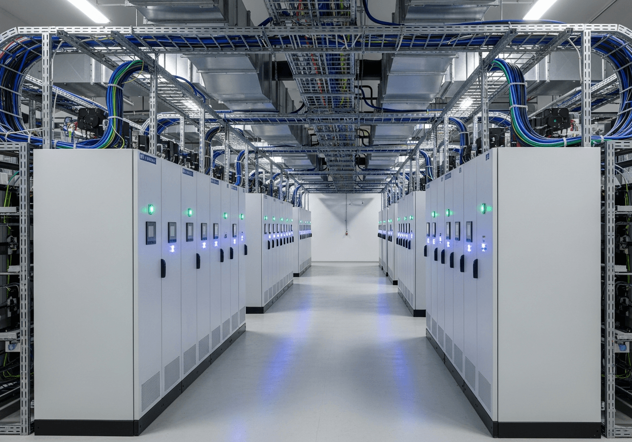 Batteriespeicher: technische Darstellung
