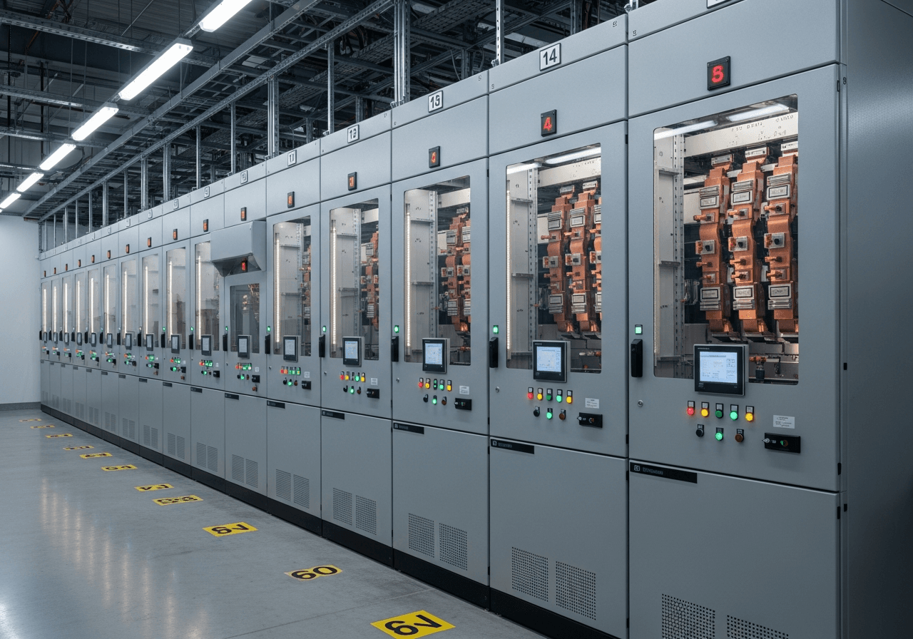 Schaltanlagen und Netzanbindung: technische Darstellung